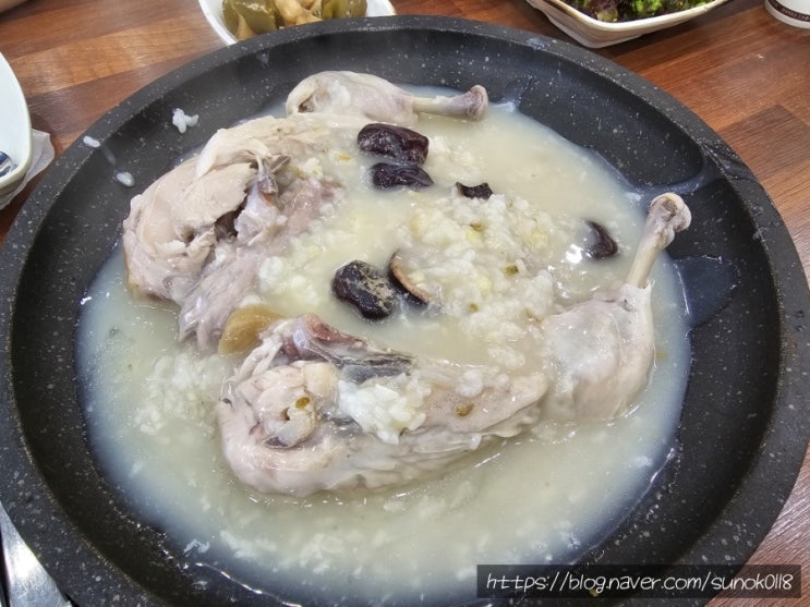  고양 어울림누리 근처 맛집 머슴과마님 닭 누룽지 백숙