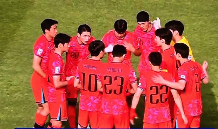 한일전 하이라이트 19번 김민우 골장면(U-23 아시안컵). 한국 B조 1위로 인도네시아와 8강전 격돌