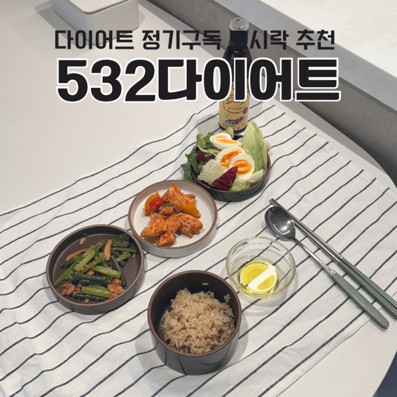 한국인 맞춤 한식 다이어트 도시락 배달 532다이어트