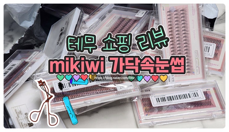  테무 쇼핑 속눈썹 구매 리뷰