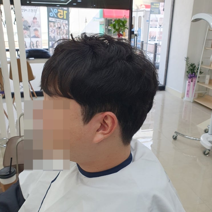  가경동미용실 살롱드씨엘 남자 쉐도우펌 후기