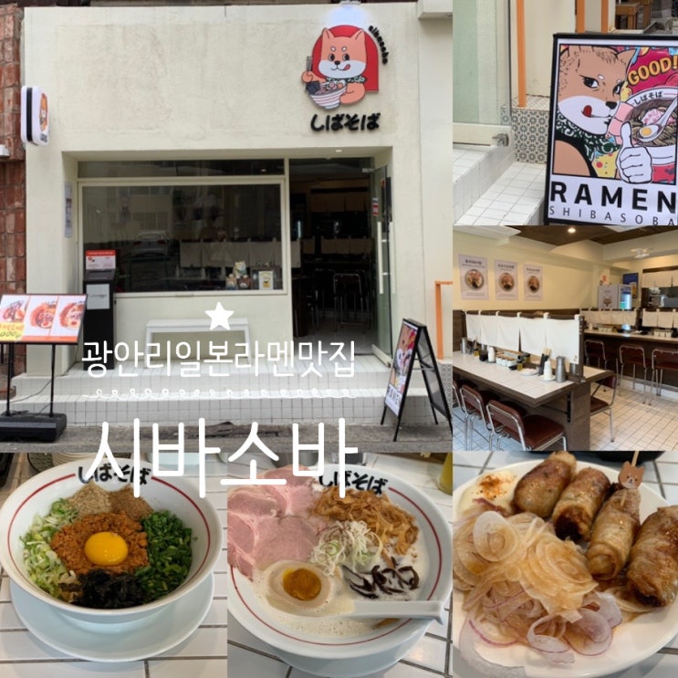 광안리 밥집 일본라멘 맛집 시바소바 닭육수 베이스의 토리파이탄 라멘과 마제소바 닭껍질교자가 맛있는 곳! (+ 메뉴, 주차, 맛후기, 분위기 등)