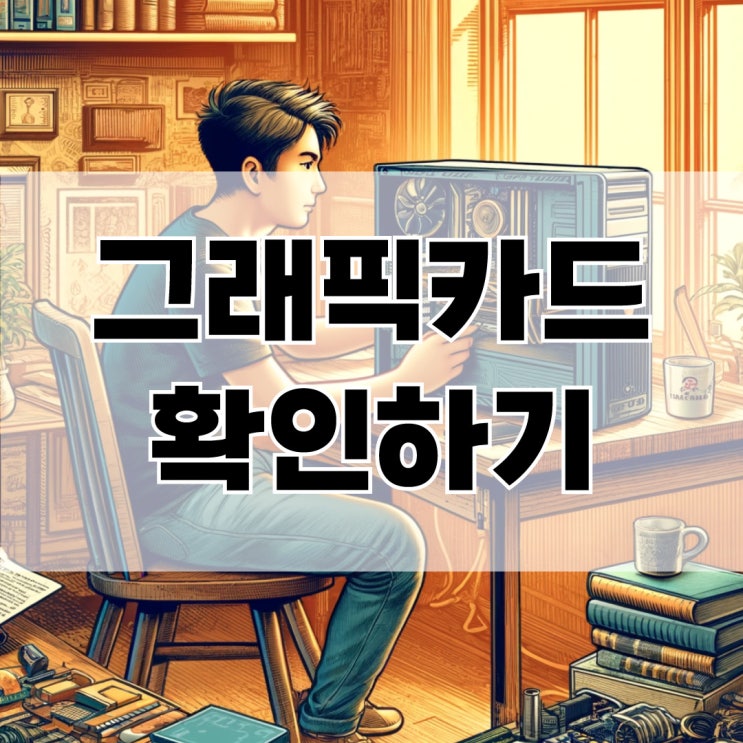  컴퓨터, 노트북, 맥 그래픽카드 쉽게 확인하기