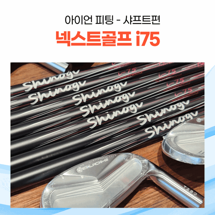  아이언 피팅 - 샤프트 편; 넥스트골프 아이언 샤프트 시노기 i75