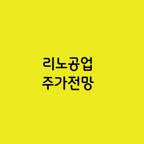  반도체 장비 관련주 리노공업 주가전망