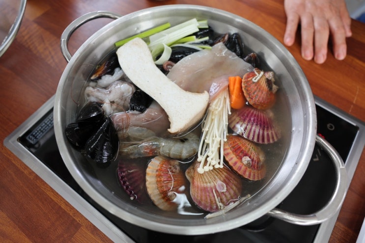  목포 칼국수 맛집, 해물시장손칼국수 평화광장점