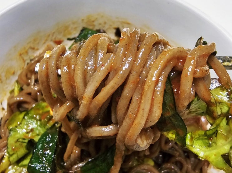  메밀 비빔국수 레시피 맛있게 즐겨요 / 면삶는시간, 비빔장 만들기