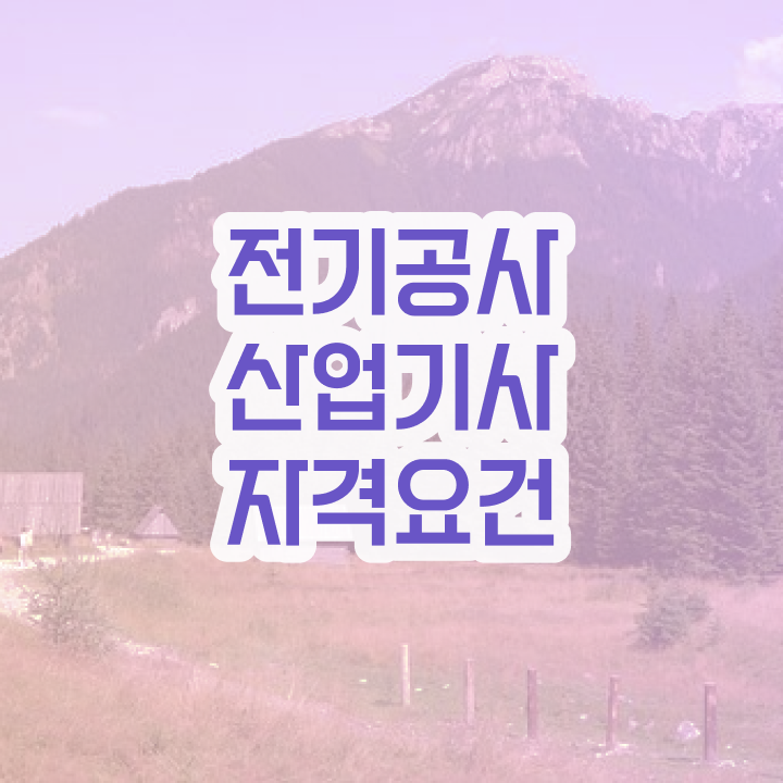  전기공사산업기사 자격 , 전기공사산업기사 시험응시조건 직장인도 인강만 듣고 독학으로 빠르게 갖춘 후기