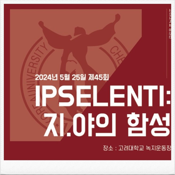  2024 고려대축제 입실렌티 티켓예매 요금 라인업