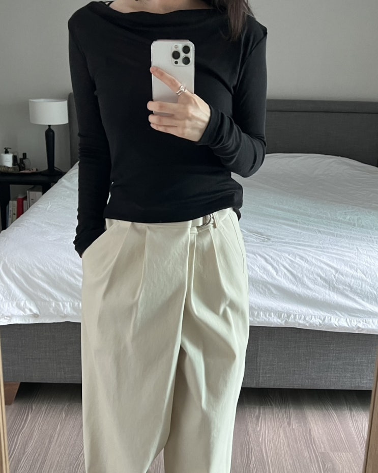  레이어드 티셔츠 추천 | HAVEC 하베크 롱슬리브 레이어드 티셔츠 리뷰 (long sleeve layered t-shirts black)