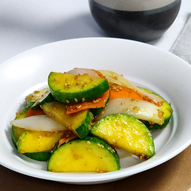  애호박나물볶음 새우젓없이 감칠맛있게 만드는 애호박요리 레시피