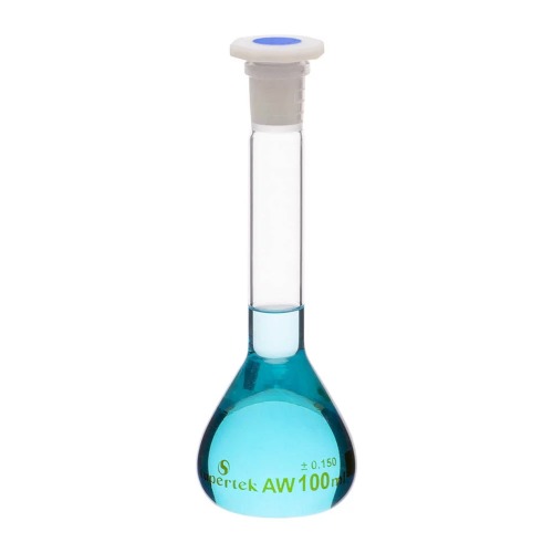  [유리초자] 광구 메스 용량 투명 플라스크, Class A Wide Mouth Volumetric Clear Flask, Class A