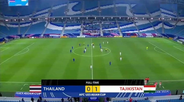 AFC U-23 아시안컵 C조 3차전 태국 vs 타지키스탄