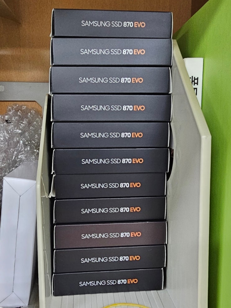  삼성 SSD 870 EVO 500GB 국내정품 with 명정보기술