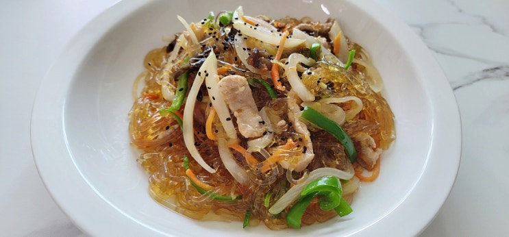  천사채 잡채 맛있는 저칼로리 다이어트 식단