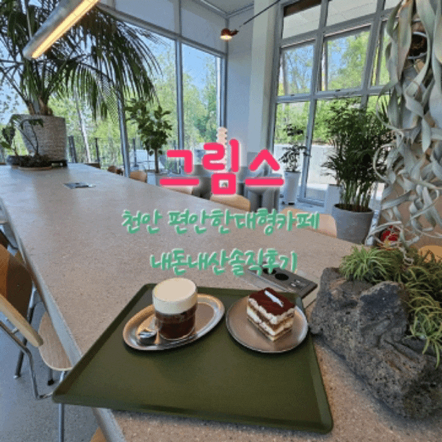  그림스 천안편안한대형카페를 다녀온 내돈내산솔직후기
