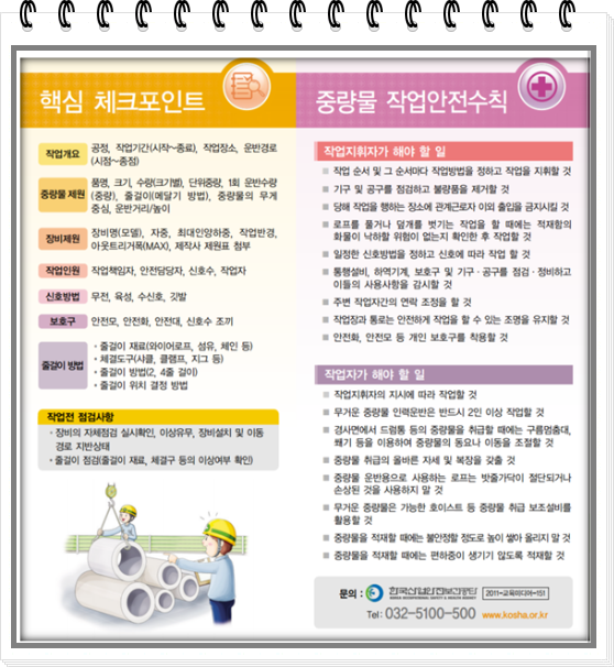 중량물 취급 작업계획서 작성방법 및 양식 샘플 파일첨부 : 네이버 블로그