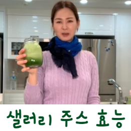 슈퍼모델 이소라의 건강 다이어트 비결 샐러리 주스 효능 및 제조법