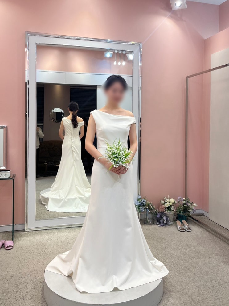  르메르바이노비아 촬영 드레스 가봉 : 러블리한 유색 드레스