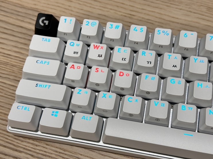  로지텍G PRO X 60 LIGHTSPEED 무선 기계식 키보드 사용기