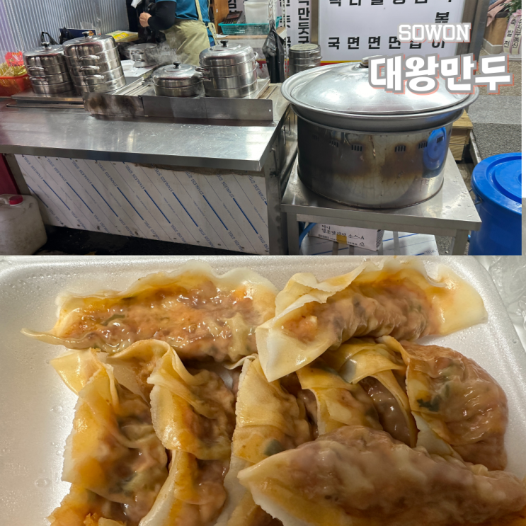  정자시장 대왕만두 김치만두 포장 가야 하는 이유