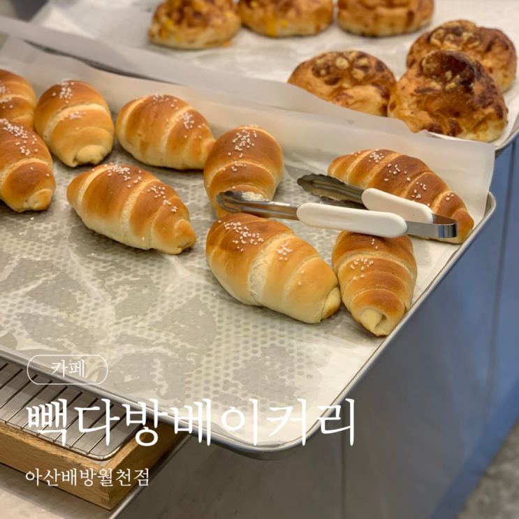  빽다방베이커리 아산배방월천점 빵 종류