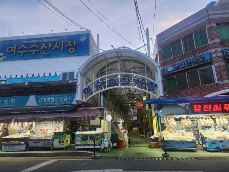  여수수산시장 참돔 보리숭어 갑오징어 가격및 포장 후기
