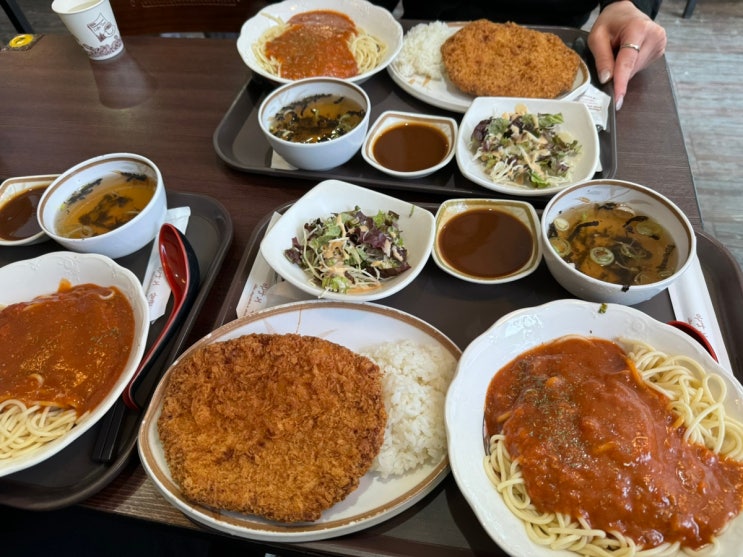  영등포구청맛집 다미돈가스, 가성비 뛰어난 돈가스 스파게티 세트!
