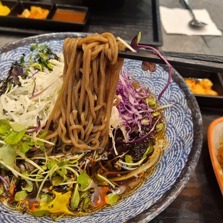  여의도 ifc몰 점심맛집 하즈벤 냉모밀, 돈까스