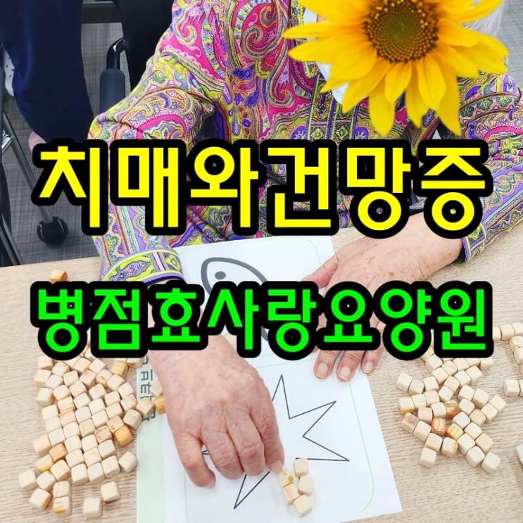  병점요양원/병점효사랑요양원/병점동요양원/치매와 건망증의 차이