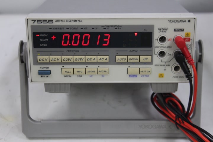 YOKOGAWA 7555 5桁半 Digital Multimeter 【公式通販】