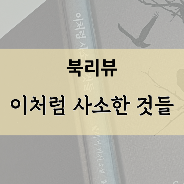  [북리뷰] 이처럼 사소한 것들 / 저자 클레어 키건