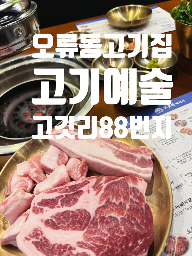  대전 오류동 고기집 고깃리 88번지 오류점 육즙 가득한 고기 맛집