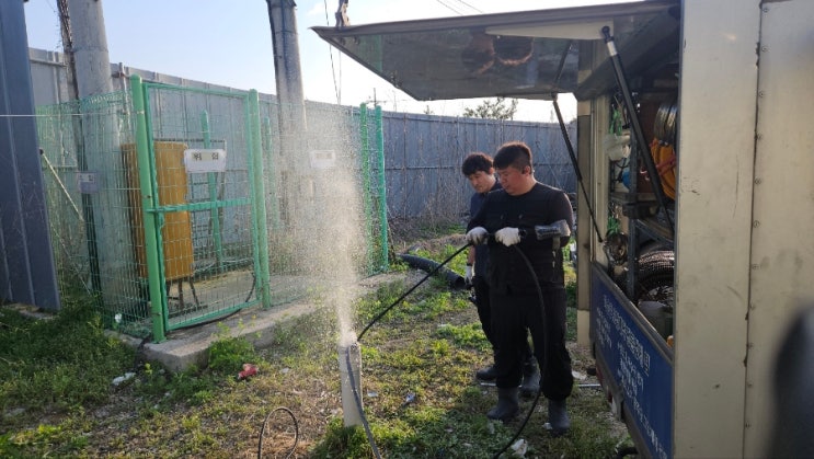  양주 은현면 도하리 하수구 오수관막힝