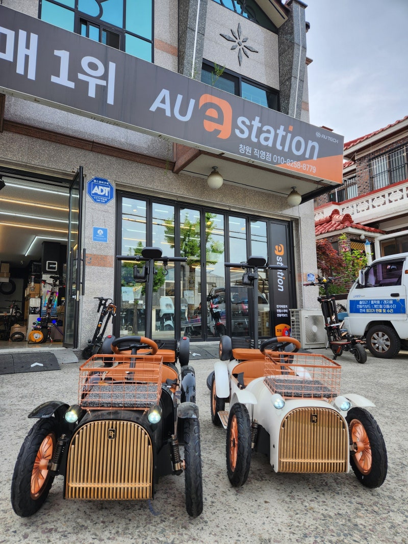 창원 디트로네 전동유모차 광폭타이어 교체 및 8인치 인치업 튜닝