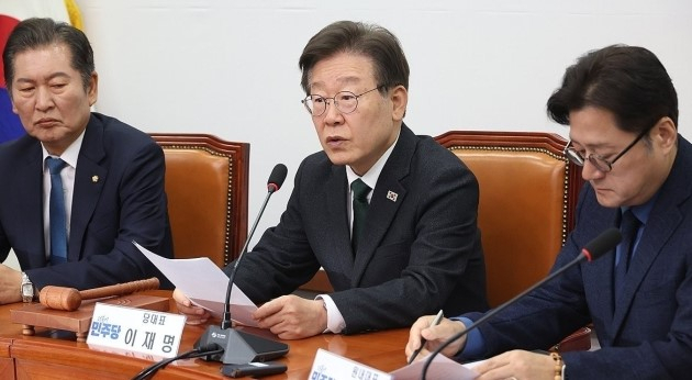 <b>이재명</b> “<b>대통령실</b>·여당 ‘채 해병 특검’ 수용하라”