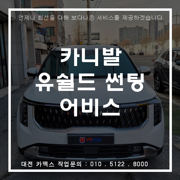  카니발 유쉴드 어비스 대전썬팅 카맥스