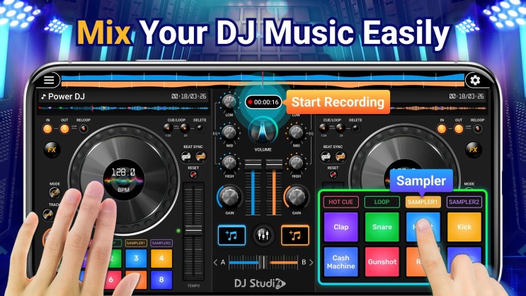 구글 플레이 스토어에서 무료 배포 중인 음악 믹싱 어플(DJ Mix Studio - DJ Music Mixer)