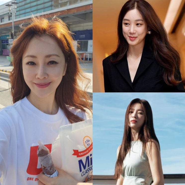  최신 40대여성 헤어스타일 긴머리 레이어드컷 레이어드펌