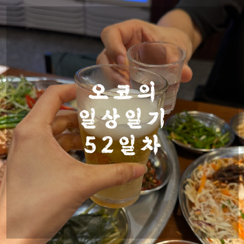  오코의 100일 일상일기 DAY 52 오늘은 품위유지의 날