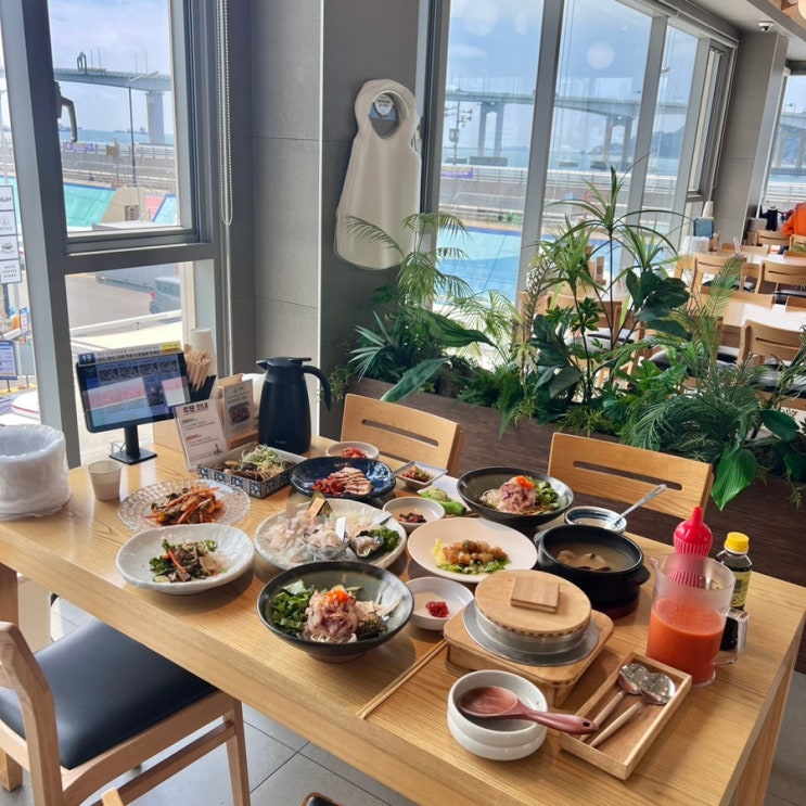  영도맛집 빨간등대 횟집 영도물회밥상 제철회추가 가족외식 하기 좋은 모임장소