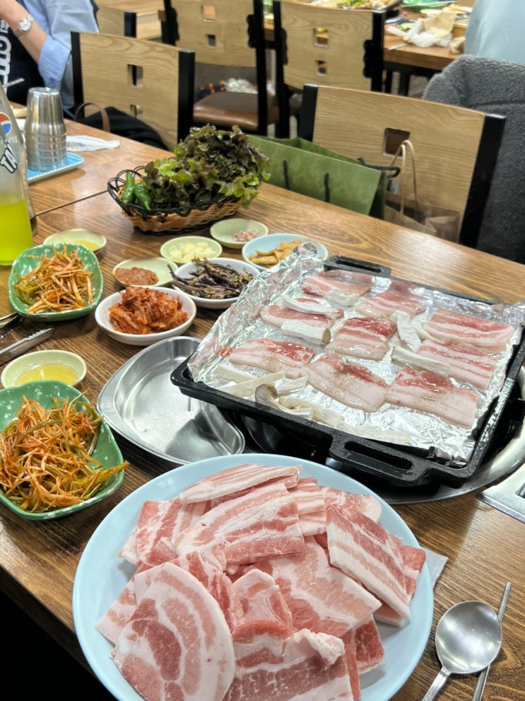 부산 전포동노포 냉삼맛집 대도직석꾸이