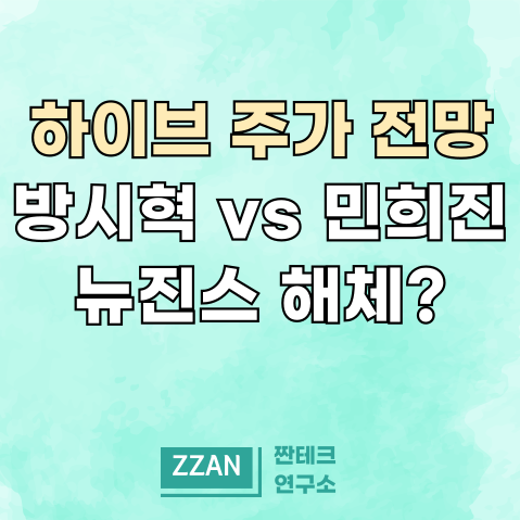 하이브 주가 전망 <b>민희진</b> <b>아일릿</b> 표절 뉴진스 해체될까?