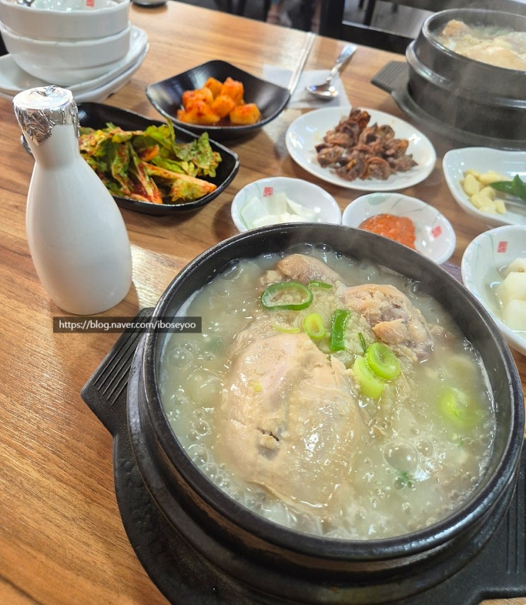  부산 수영 40년 전통 삼계탕 맛집 우성삼계탕