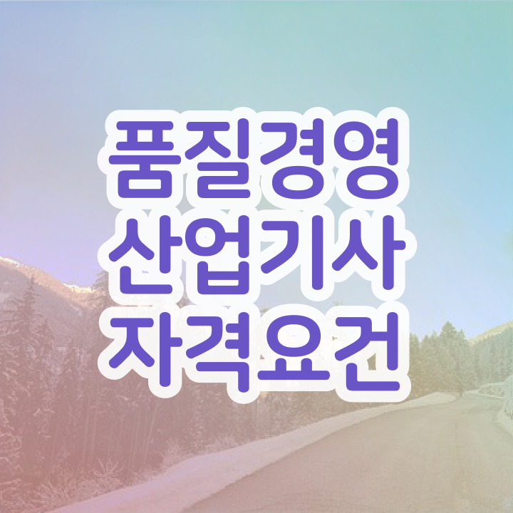  품질경영산업기사 필기 품질경영산업기사 자격요건 조건이 안됐는데 동영상 과정으로 최단기간 완성할 수 있었던 팁