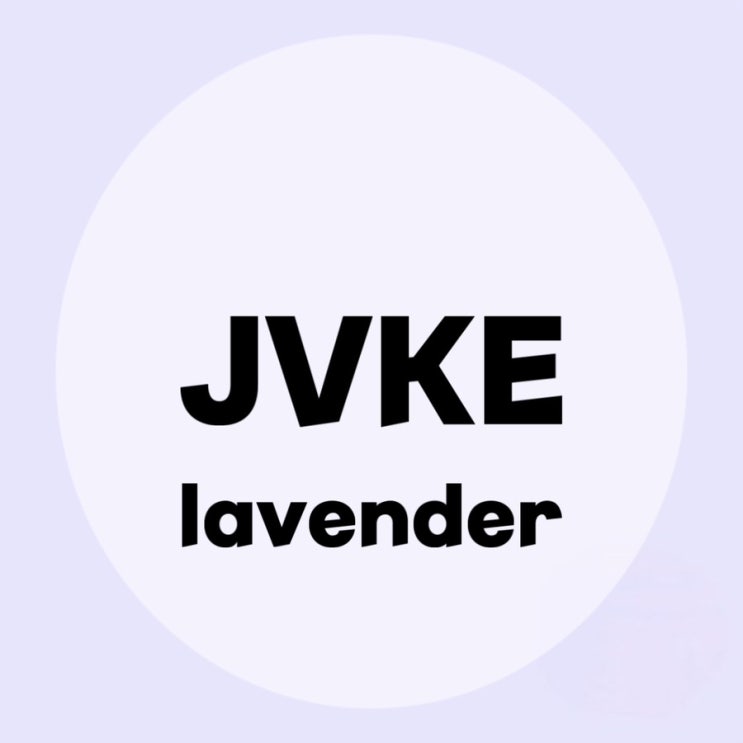  : JVKE : lavender (가사/듣기/ Visualizer)