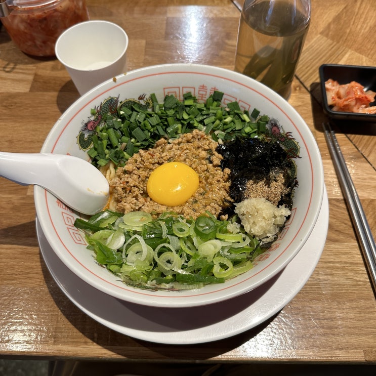  강남 혼밥환영 맛집, 줄서서 먹는 멘노아지 마제소바 점심식사