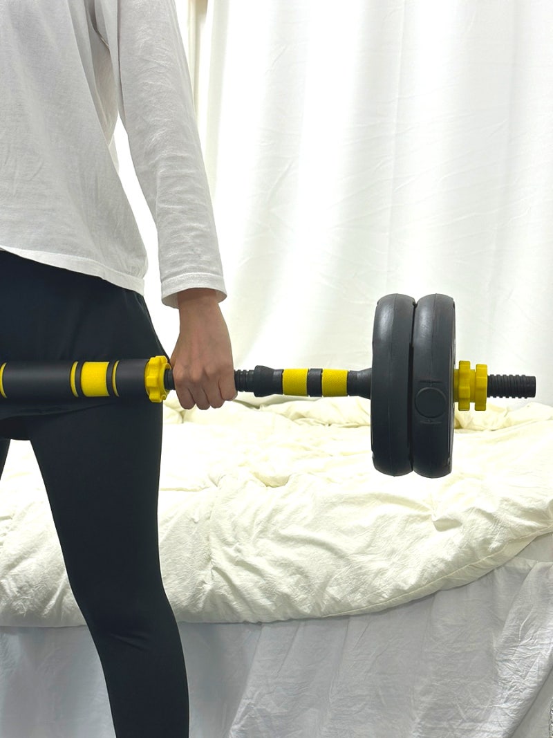홈트레이닝기구 팔운동기구 헬스럽 무게조절덤벨20kg 후기