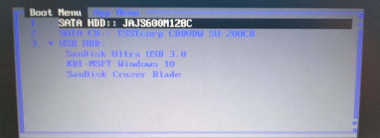  삼성 노트북 윈도우 설치 USB 부팅 NT270E5V-KD2S SSD 교체 및 RAM 메모리 업그레이드