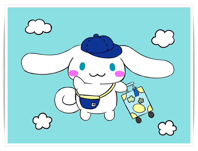 귀여운 캐릭터 그림 시나모롤 그리기 따라 해보기